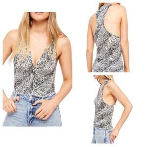 NWT Free People Coco Print Tank Top